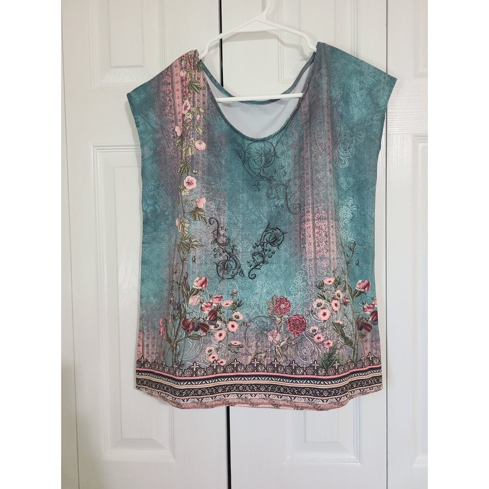 Unknown brand large women's floral print tank top
